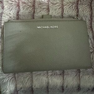 Gray Michael Kors wallet